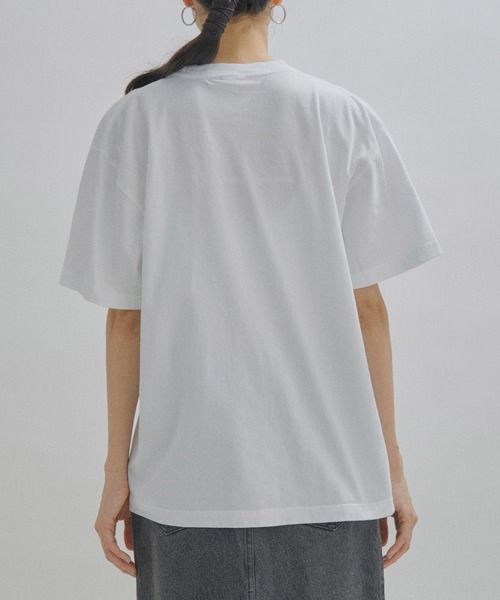 SALON adam et rope'（サロン アダム エ ロペ）の「[ご好評につき追加！]【WEB限定】【GOOD ROCK SPEED】Collage Logo T（Tシャツ/カットソー・レディース・イエロー/ネイビー/ホワイト・FREE）」の11枚目の写真