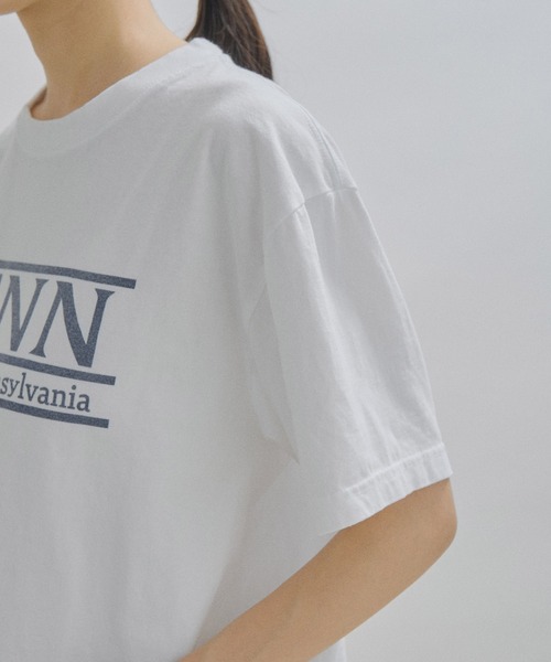 SALON adam et rope'（サロン アダム エ ロペ）の「[ご好評につき追加！]【WEB限定】【GOOD ROCK SPEED】Collage Logo T（Tシャツ/カットソー・レディース・イエロー/ネイビー/ホワイト・FREE）」の13枚目の写真