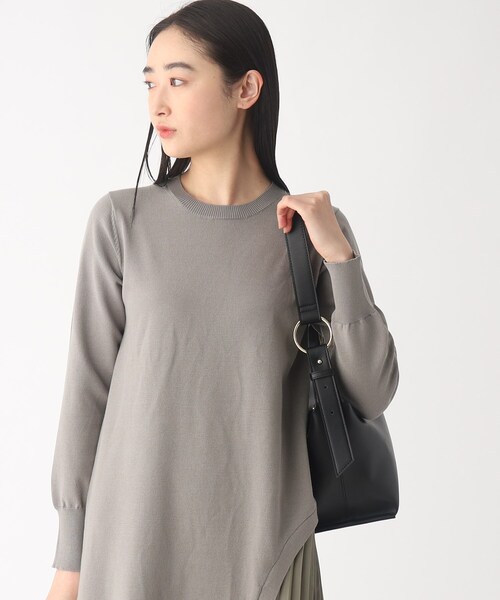 OPAQUE.CLIP（オペークドットクリップ）の「◆メタルリングワンショルダーバッグ（ショルダーバッグ・レディース・オフホワイト/ブラック・00）」の9枚目の写真