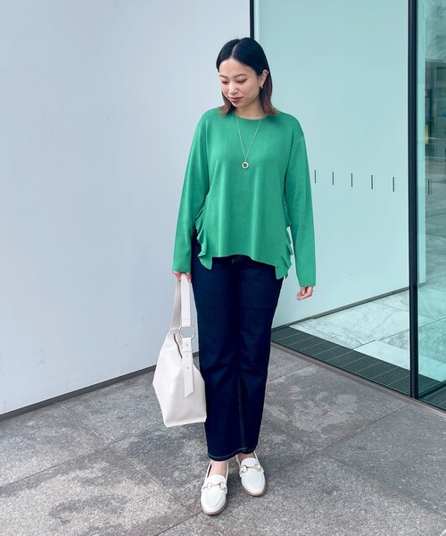 OPAQUE.CLIP（オペークドットクリップ）の「◆メタルリングワンショルダーバッグ（ショルダーバッグ・レディース・オフホワイト/ブラック・00）」の5枚目の写真