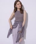 【Apuweiser-riche】パール釦シアーシャツニットアンサンブル Apuweiser-riche（アプワイザーリッシェ）の「パール釦シアーシャツ