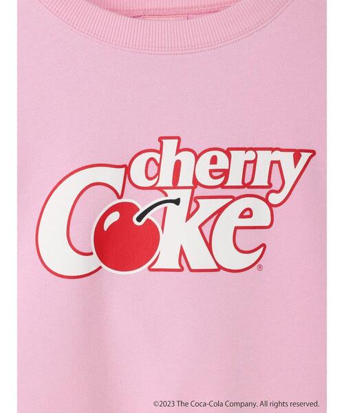 Coca Cola(コカコーラ)の「別注 Cherry Coke 「R」スウェット(スウェット・レディース・ライトピンク・FREE)」の22枚目の写真