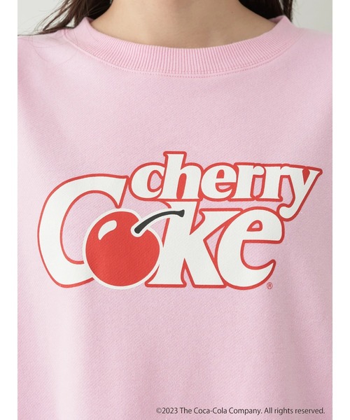 Coca Cola(コカコーラ)の「別注 Cherry Coke 「R」スウェット(スウェット・レディース・ライトピンク・FREE)」の17枚目の写真