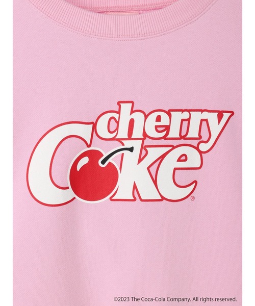 Coca Cola(コカコーラ)の「別注 Cherry Coke 「R」スウェット(スウェット・レディース・ライトピンク・FREE)」の14枚目の写真