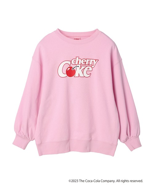 Coca Cola(コカコーラ)の「別注 Cherry Coke 「R」スウェット(スウェット・レディース・ライトピンク・FREE)」の16枚目の写真
