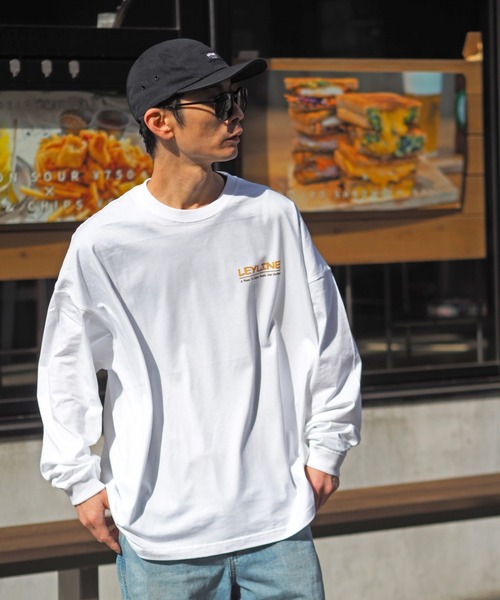 Leyline（レイライン）の「【Leyline】Record Store l/s tee（Tシャツ/カットソー・メンズ・ホワイト・MEDIUM/LARGE/X-LARGE）」の2枚目の写真