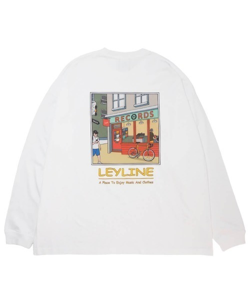 Leyline（レイライン）の「【Leyline】Record Store l/s tee（Tシャツ/カットソー・メンズ・ホワイト・MEDIUM/LARGE/X-LARGE）」の5枚目の写真