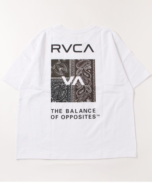 RVCA/ルーカ オーバーサイズ バックプリントTシャツ/ペイズリー
