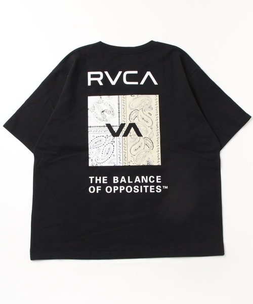 【RVCA】バンダナ ペイズリー 柄 Tシャツ ★女性にも大人気♪ RVCA】バンダナ ペイズリー 柄 Tシャツ ☆女性にも大人気