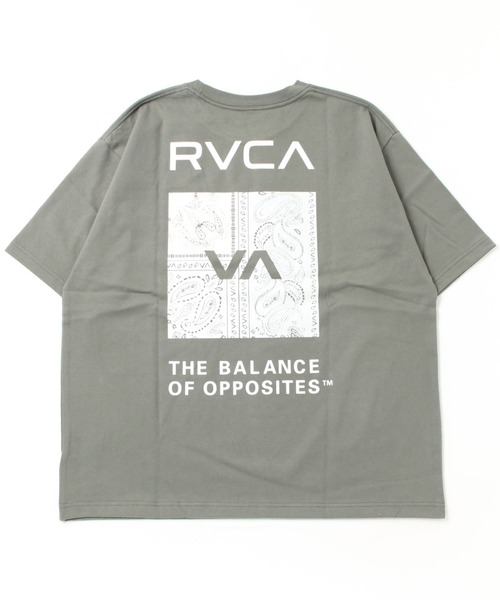 【RVCA】バンダナ ペイズリー 柄 Tシャツ ★女性にも大人気♪ org.jpg