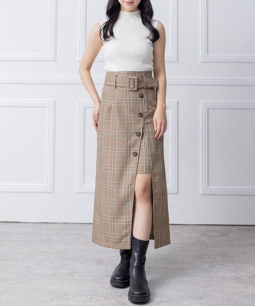 clear（クリア）の「ワイドリブノースリニットトップス（ニット/セーター・レディース・サーモンピンク/ターコイズブルー/オフホワイト/ブラック・F）」の14枚目の写真