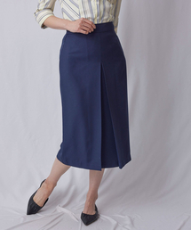 ボックスプリーツセミタイトスカート