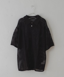 WHIMSIC | 【UNISEX】メッシュニットポロシャツ(ポロシャツ)