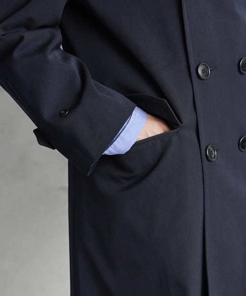 MILITARY(ミリタリー)の「実物 新品 デッドストック イタリア軍 カデットコート(ステンカラーコート・メンズ・ネイビー・44/46)」の12枚目の写真