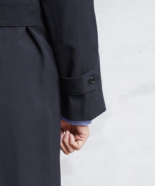 MILITARY(ミリタリー)の「実物 新品 デッドストック イタリア軍 カデットコート(ステンカラーコート・メンズ・ネイビー・44/46)」の14枚目の写真