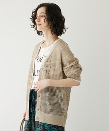 メッシュミドル丈カーデイガン