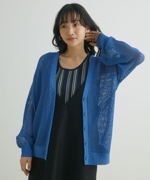 メッシュミドル丈カーデイガン