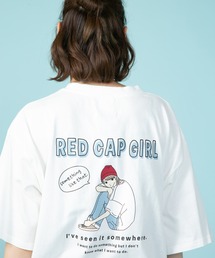 【UNIIT/ユニット】【RED CAP GIRL/レッドキャップガール】UNIIT×RED CAP GIRL コラボ バックプリント ビッグシルエット Tシャツ