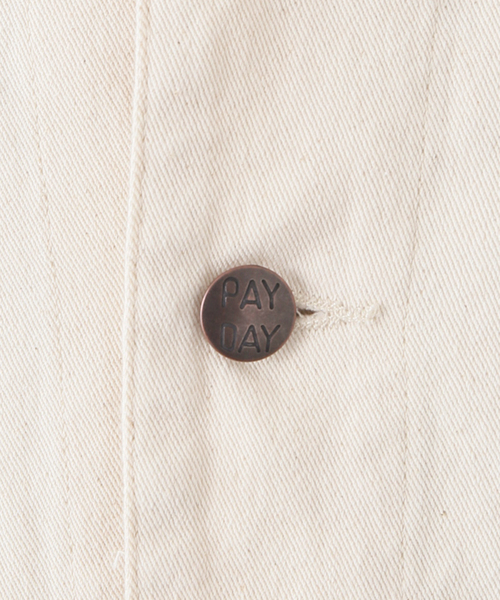 PAYDAY（ペイデイ）の「【PAY DAY/ペイデイ】 SP 2ポケット カバーオール（カバーオール・メンズ・アイボリー・MEDIUM/LARGE）」の13枚目の写真