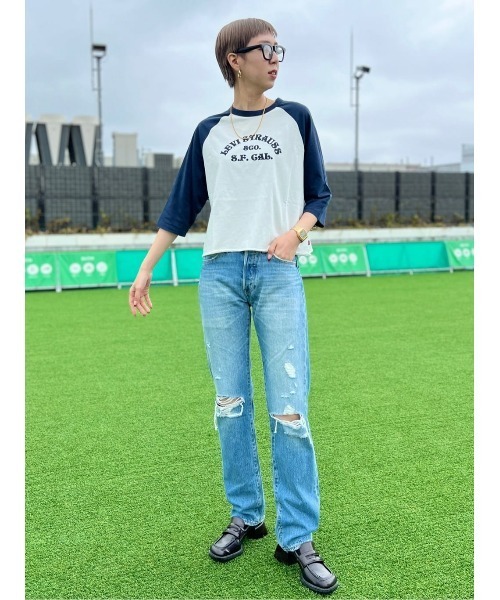 Levi's(リーバイス)の「【Levi's】ラグランTシャツ(Tシャツ/カットソー・レディース・ホワイト・M/S)」の19枚目の写真