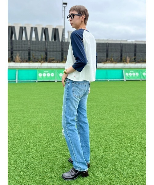 Levi's(リーバイス)の「【Levi's】ラグランTシャツ(Tシャツ/カットソー・レディース・ホワイト・M/S)」の20枚目の写真