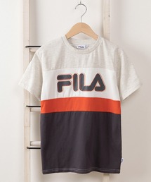 FILA（フィラ）の「【FILA/フィラ】ブランドロゴ ボディカラー切り替えデザイン プリント半袖Tシャツ 【140ｃｍ-160ｃｍ】（Tシャツ/カットソー・キッズ）」