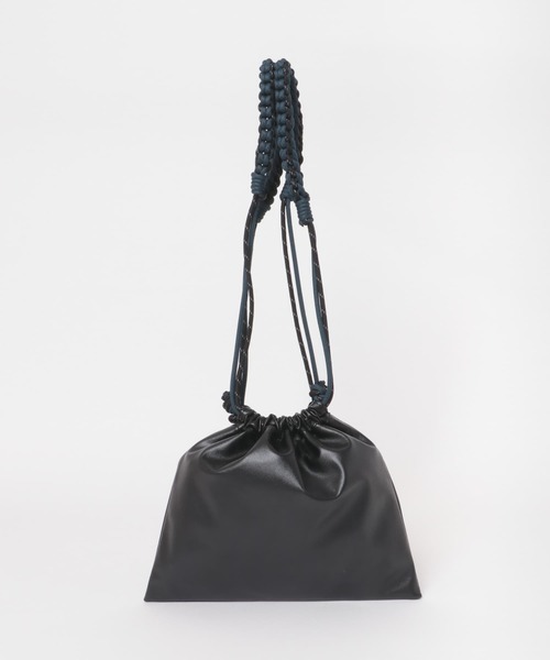 KBF（ケイビーエフ）の「ロープBAG（ショルダーバッグ・レディース・ブラック/ライトベージュ・ONE）」の11枚目の写真