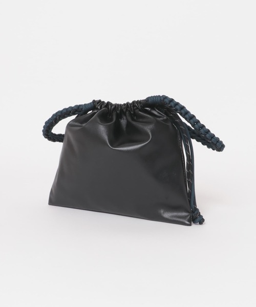 KBF（ケイビーエフ）の「ロープBAG（ショルダーバッグ・レディース・ブラック/ライトベージュ・ONE）」の4枚目の写真