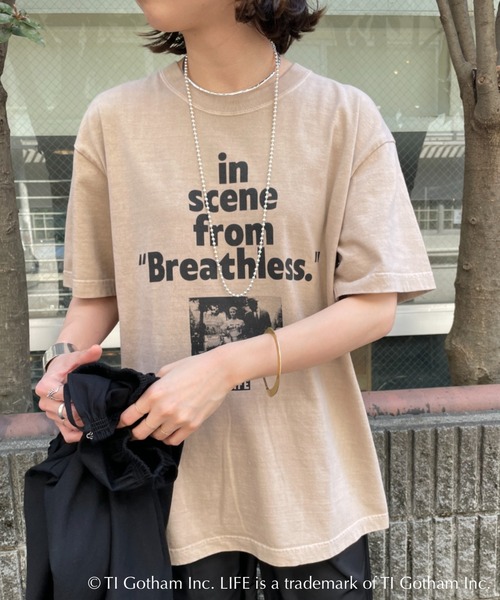 Omekashi(オメカシ)の「【GOOD ROCK SPEED】LIFE Movie Tシャツ(Tシャツ/カットソー・レディース・ベージュ・FREE)」の6枚目の写真