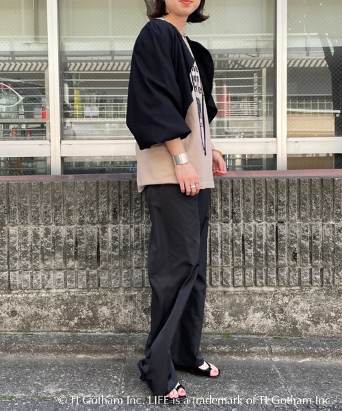 Omekashi(オメカシ)の「【GOOD ROCK SPEED】LIFE Movie Tシャツ(Tシャツ/カットソー・レディース・ベージュ・FREE)」の14枚目の写真