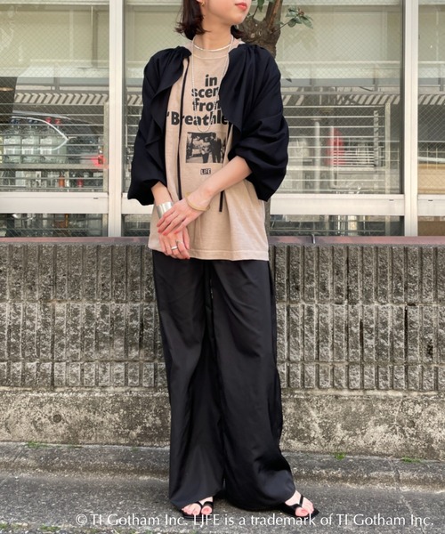 Omekashi(オメカシ)の「【GOOD ROCK SPEED】LIFE Movie Tシャツ(Tシャツ/カットソー・レディース・ベージュ・FREE)」の10枚目の写真