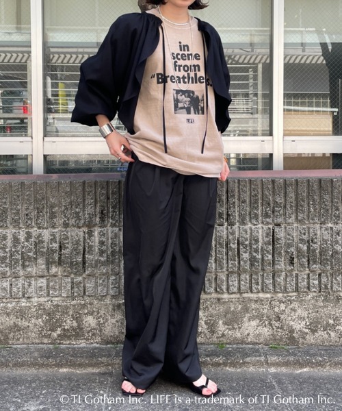 Omekashi(オメカシ)の「【GOOD ROCK SPEED】LIFE Movie Tシャツ(Tシャツ/カットソー・レディース・ベージュ・FREE)」の11枚目の写真