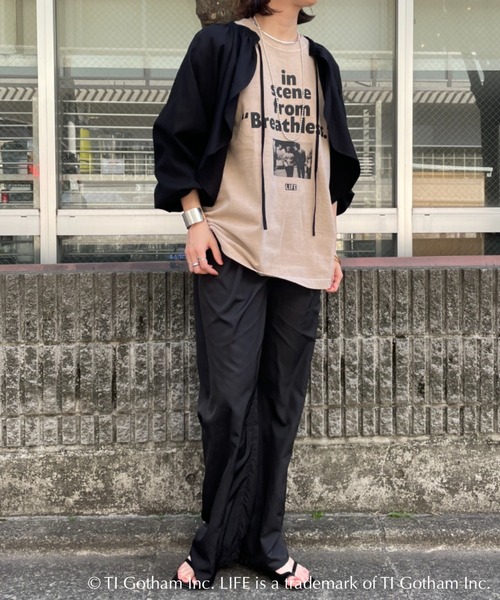 Omekashi(オメカシ)の「【GOOD ROCK SPEED】LIFE Movie Tシャツ(Tシャツ/カットソー・レディース・ベージュ・FREE)」の12枚目の写真