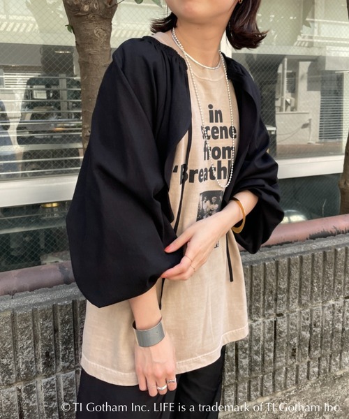 Omekashi(オメカシ)の「【GOOD ROCK SPEED】LIFE Movie Tシャツ(Tシャツ/カットソー・レディース・ベージュ・FREE)」の8枚目の写真