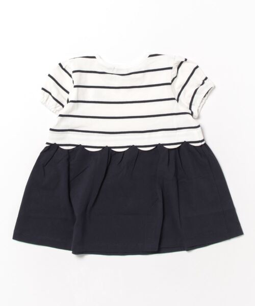 BeBe(ベベ)の「BeBe/【お揃い】ボーダー切替ワンピース(80~150cm)(ワンピース・キッズ・ブルー系その他・150/140/90/110/100/120/130/80)」の15枚目の写真