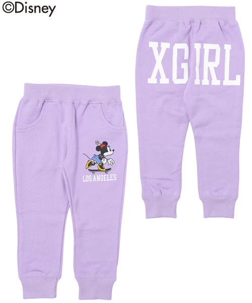 X-girl Stages(エックスガールステージス)の「【Disney(ディズニー)】DISNEY/ SWEAT PANTS Los Angeles(4T~7T)(その他パンツ・キッズ・アッシュ/ライトパープル/ネイビー・5T/6T/7T/4T)」の3枚目の写真