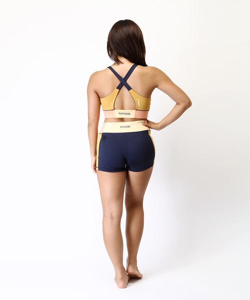 【セール】【RIPCURL（リップカール）】レディースクロップトップ ブラトップ フィットネス ヨガ MIRAGE ALOE CROP（その他アンダーウェア/インナー）｜RIP CURL（リップカール）