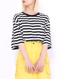 PUNYUS | ワンポイントボーダーＴ(Tシャツ/カットソー)