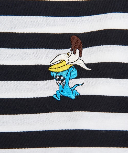 PUNYUS（プニュズ）の「ワンポイントボーダーＴ（Tシャツ/カットソー・レディース・その他2/その他1・2/4/3/1）」の11枚目の写真