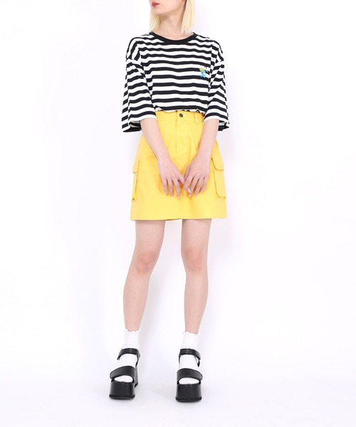 PUNYUS（プニュズ）の「ワンポイントボーダーＴ（Tシャツ/カットソー・レディース・その他2/その他1・2/4/3/1）」の3枚目の写真