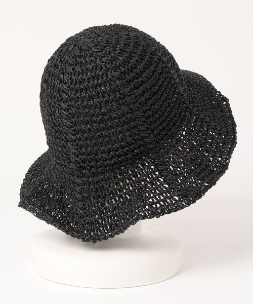 wee9s（ウィークス）の「summer buddy hat /サマー バディハット（ハット・レディース・ブラック・FREE）」の2枚目の写真