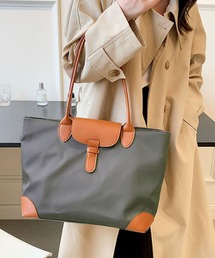 florist（フローリスト）の「【軽量】フラップレザーレディーストートバッグ/オフィスバッグ（トートバッグ）」