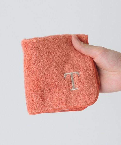 BIRTHDAY BAR（バースデイバー）の「アルファベット刺繍タオルハンカチ（ハンカチ/ハンドタオル・レディース・コーラルピンク/シャーベット・A/H/K/R/Y/T/S/M）」の11枚目の写真