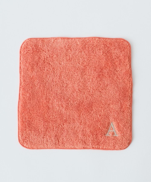 BIRTHDAY BAR（バースデイバー）の「アルファベット刺繍タオルハンカチ（ハンカチ/ハンドタオル・レディース・コーラルピンク/シャーベット・A/H/K/R/Y/T/S/M）」の14枚目の写真