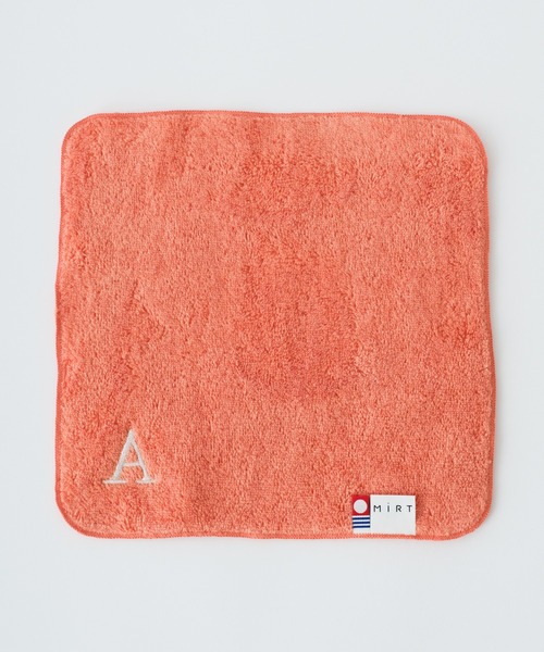 BIRTHDAY BAR（バースデイバー）の「アルファベット刺繍タオルハンカチ（ハンカチ/ハンドタオル・レディース・コーラルピンク/シャーベット・A/H/K/R/Y/T/S/M）」の15枚目の写真