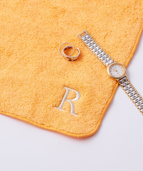 BIRTHDAY BAR（バースデイバー）の「アルファベット刺繍タオルハンカチ（ハンカチ/ハンドタオル・レディース・コーラルピンク/シャーベット・A/H/K/R/Y/T/S/M）」の20枚目の写真