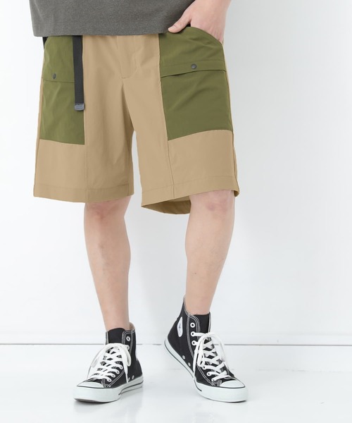 n'OrLABEL(ノアールレーベル)の「【機能素材】『ハレアメ撥水ハーフパンツ』(その他パンツ・メンズ・ベージュ/ブラック/グレイッシュブルー・M/L/XL)」の2枚目の写真