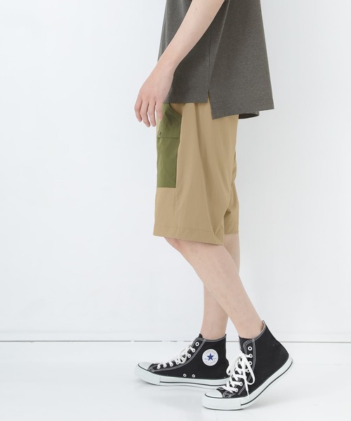 n'OrLABEL(ノアールレーベル)の「【機能素材】『ハレアメ撥水ハーフパンツ』(その他パンツ・メンズ・ベージュ/ブラック/グレイッシュブルー・M/L/XL)」の9枚目の写真