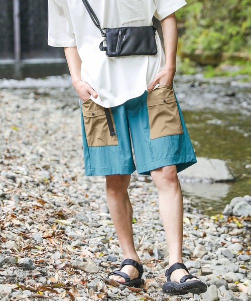 n'OrLABEL(ノアールレーベル)の「【機能素材】『ハレアメ撥水ハーフパンツ』(その他パンツ・メンズ・ベージュ/ブラック/グレイッシュブルー・M/L/XL)」の5枚目の写真