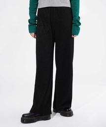 CREPE LETTUCE EDGE EASY PANTS